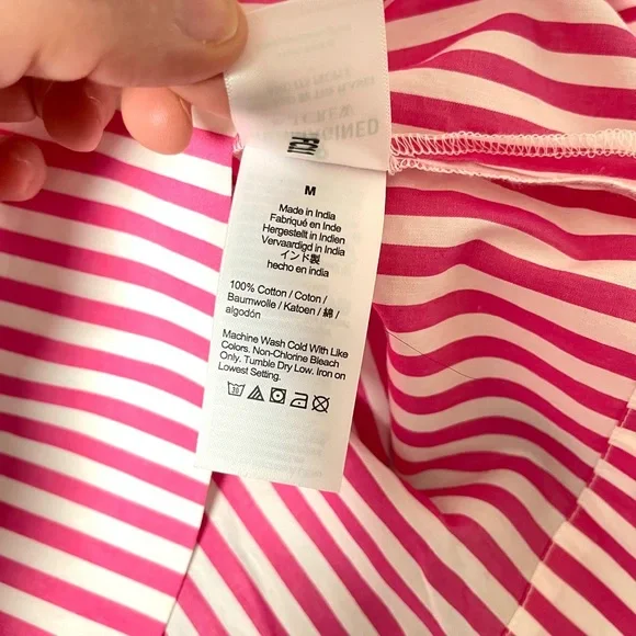 NEW J. Crew Smocked-cuff popover top in stripe
Item AU295 - Picture 6 of 7